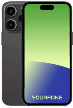 iphone 16 pro max_black_front and back - Yourfone