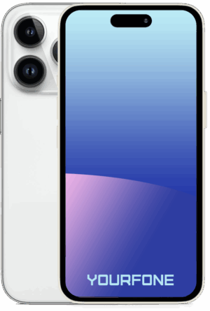 iPhone 14 Pro White Front And Back - Yourfone