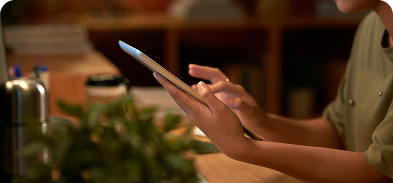 Using tablet computer - Yourfone