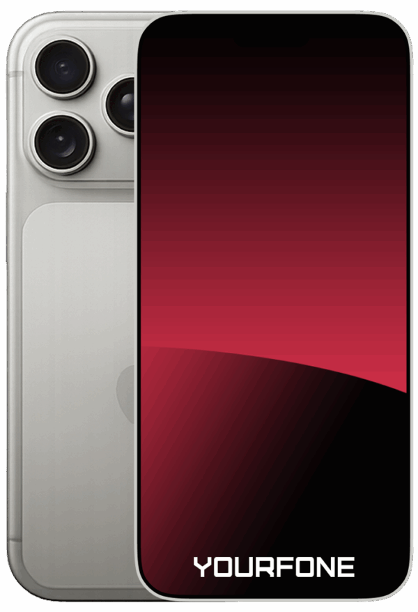 iPhone 17 Pro Silver Front And Back - Yourfone