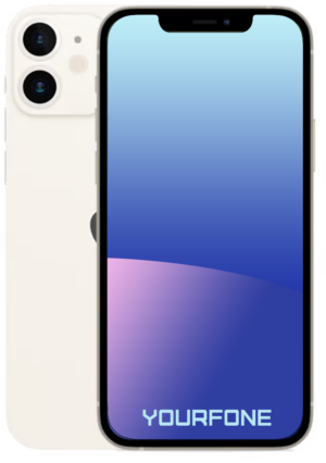 iphone-12-mini_white_front-and-back - Yourfone iPhone 12 Mini White Front And Back - Yourfone
