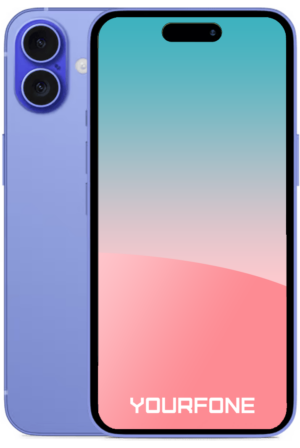 iPhone 16 Plus Ultramarine Front And Back - Yourfone