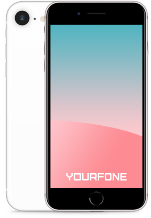 iPhone Se 2nd Gen 2020 White Front And Back - Yourfone