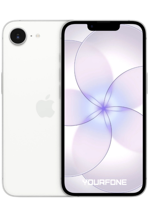 iPhone 17e White Front And Back - Yourfone